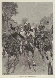 Fuggito! Una scena nel Bois de Boulogne